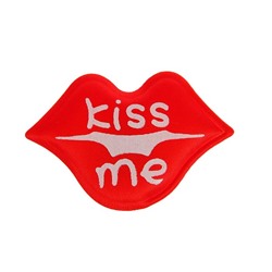 Сердечки-наклейки «Поцелуй», набор 12 шт., цвет красный