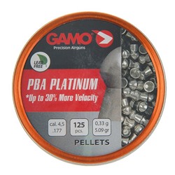Пули пневм. "Gamo PBA Platinum", кал. 4,5 мм., (125 шт.) (в кор. 24 бан.) шт