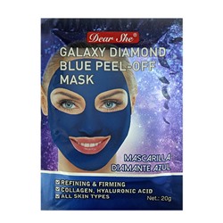 Успокаивающая маска-пилинг для лица, синяя, 20 гр
