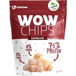 Чипсы протеиновые безуглеводные Geon wow protein chips 30 гр. Барбекю