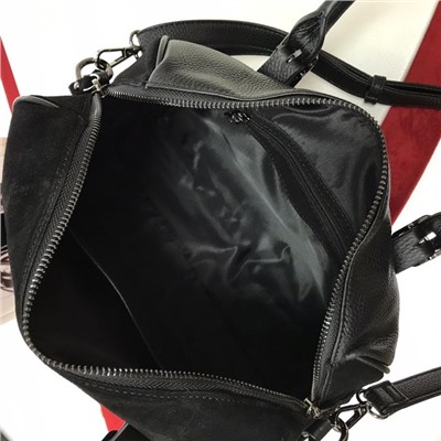 Элегантная сумка Anabel из прочной качественной замши и натуральной кожи кофейного цвета.