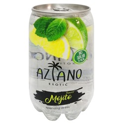 Газированный напиток со вкусом мохито Sparkling Aziano (0 кал), 350 мл