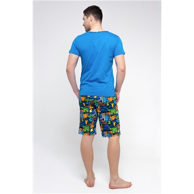 Пижама с шортами мужская 44016