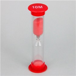 PS002-10M Песочные часы на 10 минут, пластик, стекло