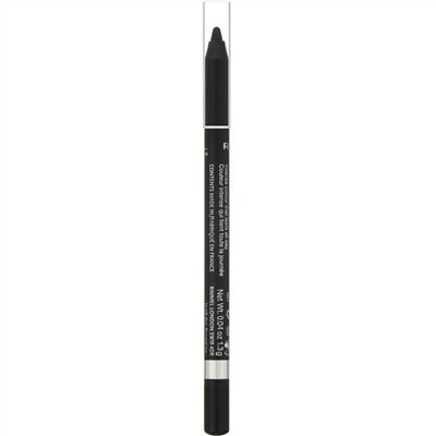 Rimmel London, Водостойкий карандаш для глаз Scandaleyes, стойкость 24 часа, оттенок 001 черный, 1,3 г