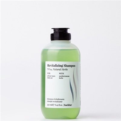 Восстанавливающий шампунь для всех типов волос Back Bar Revitalizing Shampoo №04 Farmavita 250 мл