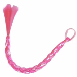 Резинка Коса для волос 40 см цвет ярко-розовый и светло-розовый