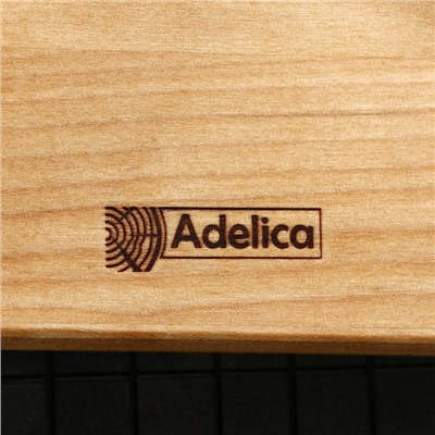 Блюдо для подачи Adelica, 33×19×2,8 см, пропитано маслом, берёза
