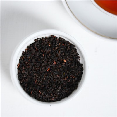 Чай чёрный с брелоком «23 февраля», в холщовом мешочке, 50 г