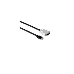 Кабель DVI Hama 00034033, DVI-D(m), HDMI (m), 2 м, экран, позолоченные контакты