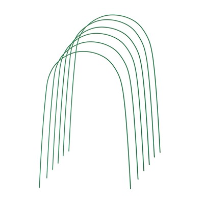 Комплект дуг для парника, металл в кембрике 4 м, d = 10 мм, набор 6 шт
