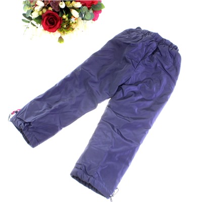 Рост 100-104. Утепленные детские штаны с подкладкой из полиэстера Federlix пурпурно-дымчатого цвета.