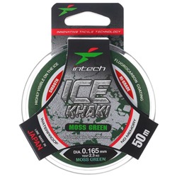 Леска Intech Ice Khaki moss green 0,165, 50 м