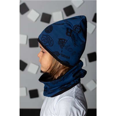 Комплект шапка и шарф для мальчика КТ 585