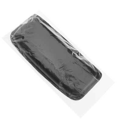 Подушка самоклеящаяся, кожа PU, 18 х 7.5 см, черный