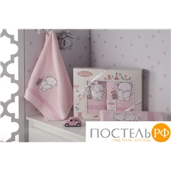 3095 Комплект полотенец "KARNA" детский BAMBINO-SLON 50x70-70х120 см Розовый