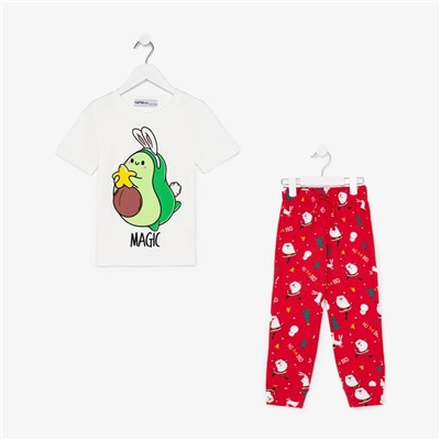 Пижама детская KAFTAN «Авакадо» , размер 28 (86-92)