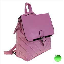Стильная женская сумка-рюкзак Freedom_walk из эко-кожи нежно-розового цвета.