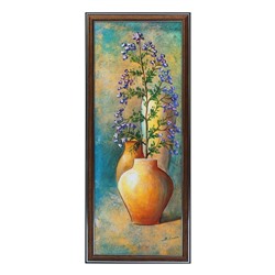 Картина "Цветок в вазе" 23*53 см