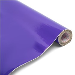 Пленка самоклеящаяся, фиолетовая, 0.45 х 3 м, 80 мкм