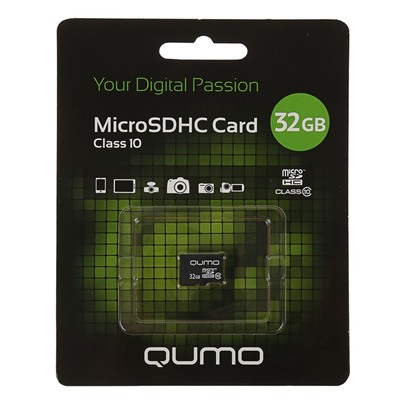 Карта памяти microSDHC Qumo 32 Гб class 10