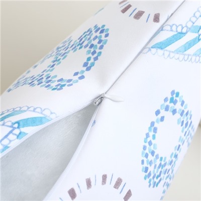 Подушка декоративная Крошка Я «Алфавит», цвет белый, 40 × 40 см, п/э 100 %