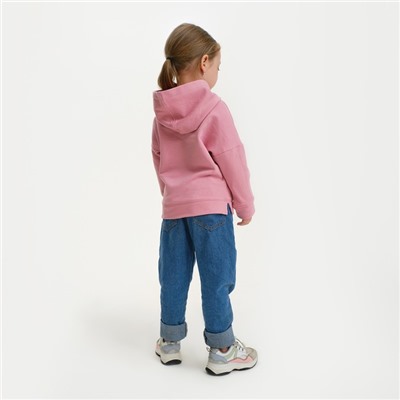 Худи для девочки KAFTAN "Basic line", размер 30 (98-104), цвет розовый