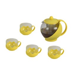Набор чайный IRIT KTZ-075-004 Завар чайник+4 чашки оптом