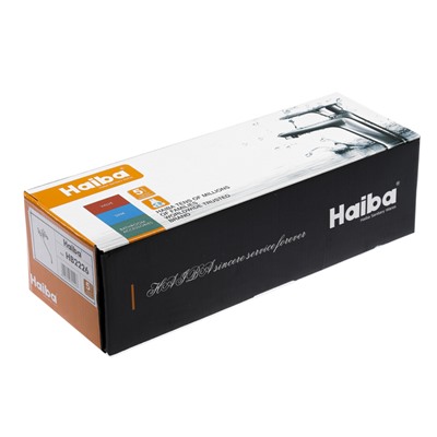 Смеситель для ванны Haiba HB2226, двухвентильный, хром