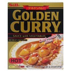 Острый соус карри с овощами Golden Curry S and B, Япония, 230 г