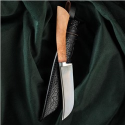 Нож Пчак Шархон - Чирчик, дерево Чинар, гарда олово, 10 см
