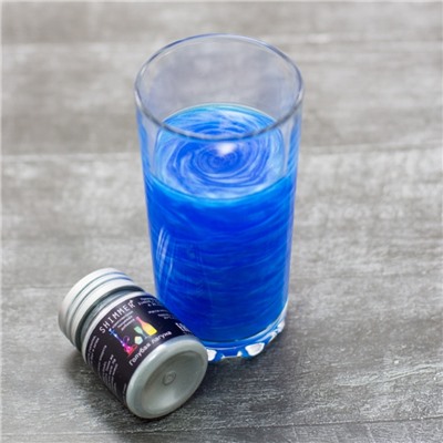 Шиммер для напитков Голубая лагуна, 40 мл (10 гр)