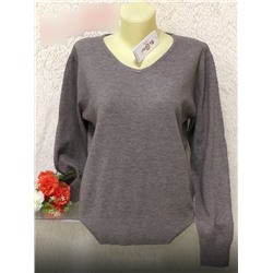 Пуловер женский однотонный (one size 50-56) арт. 887624