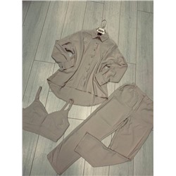 Костюм-тройка женский: рубашка, топ и брюки арт. 885548