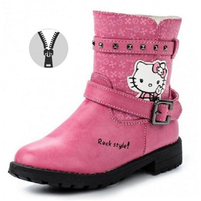Ботинки Hello Kitty веллингтон для девочки 5588C