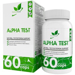 Альфа тест Naturalsupp Alpha test 60 капс.