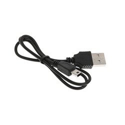 Кабель LuazON, mini USB - USB, 1 А, 0.50 см, чёрный