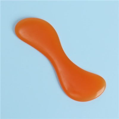 Массажёр гуаша «Клюшка», 13 × 4 см, цвет оранжевый