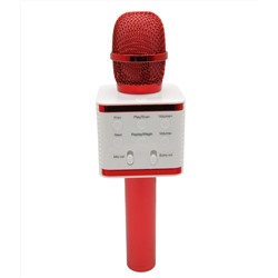 Беспроводной караоке микрофон V7 (красный)