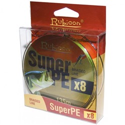 Леска плетеная Rubicon Super PE 8x 0,14мм 135м Black 491135BL-014