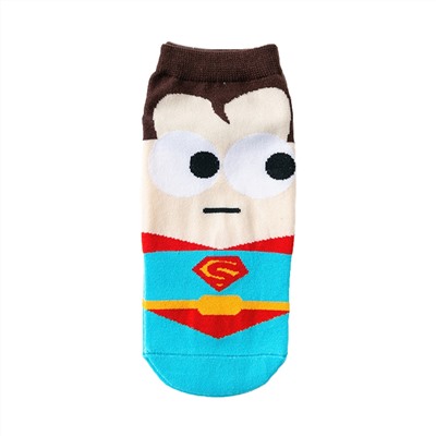Короткие носки р.35-40 "Супергерои" Супермен