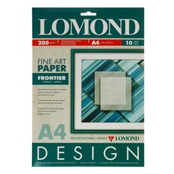 Фотобумага для струйной печати А4 LOMOND, 200 г/м², глянцевая текстурная «Гребенка», 10 листов (0928041)