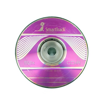 Диск CD-R SmartTrack, 52x, 700 Мб, Спайка, 100 шт