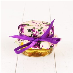 Свадебный комплимент Цветы фиолетовые Разнотравье мёд 35 гр.