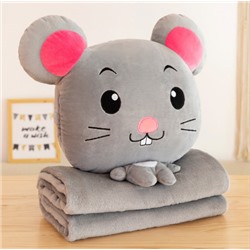 Плюшевое одеяло-игрушка "Mouse" ЕН 165