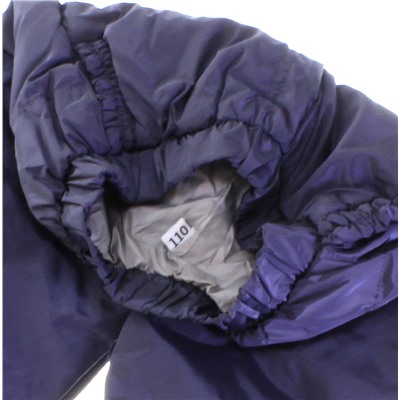 Рост 100-110. Утепленные детские штаны с подкладкой из полиэстера Federlix пурпурно-дымчатого цвета.