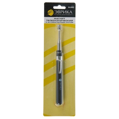Щуп магнитный "Эврика", телескопический, резиновая ручка, 0.9 кг, max дл. 609 мм