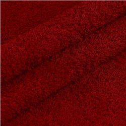 Ткань на отрез махровое полотно 150 см 390 гр/м2 цвет бордо