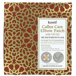 Koelf, Callus Care Elbow Patch with Oil Gel, 3 Pouches