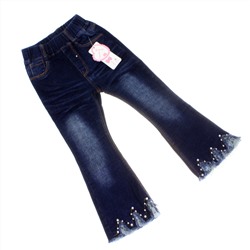Рост 118-126. Стильные детские джинсы Silver_Shard цвета темного индиго.